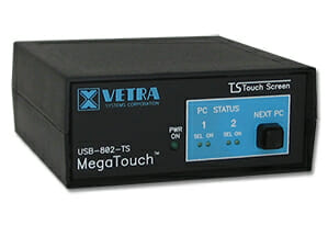 USB KVM-Switch mit Touchscreen-Unterstützung von Vetra Systems