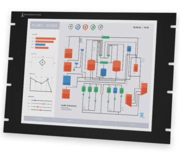 19-Zoll-Industrie-Rackmonitore und robuste Touchscreens nach IP20