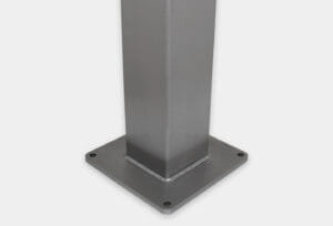 Hochbelastbare Grundplatte für Standfuß-Montage für industrielle Anwendungen zur direkten Befestigung am Boden
