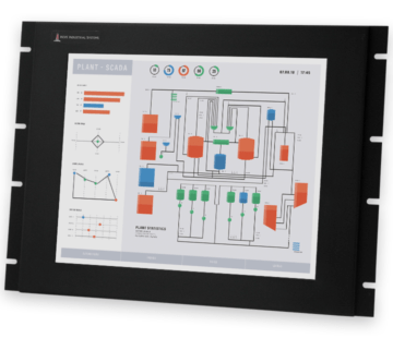 17-Zoll-Industrie-Rackmonitore und robuste Touchscreens nach IP20